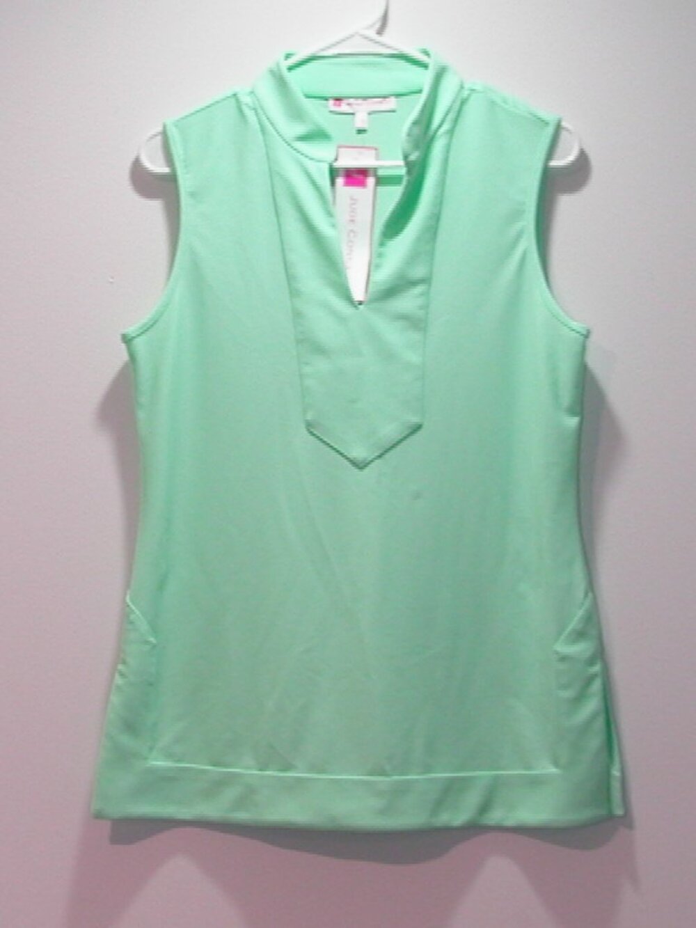 Jude Connally Keira Sleeveless Polo Tank Women's Size Small NWT Seamist